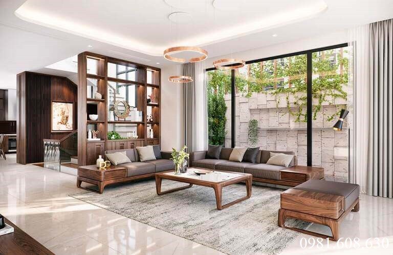 Bàn Sofa Gỗ óc Chó (4)