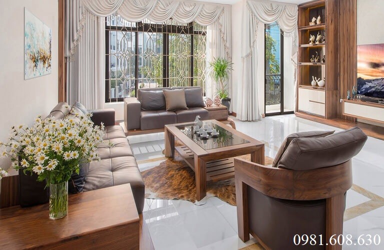 Bàn Sofa Gỗ óc Chó (6)