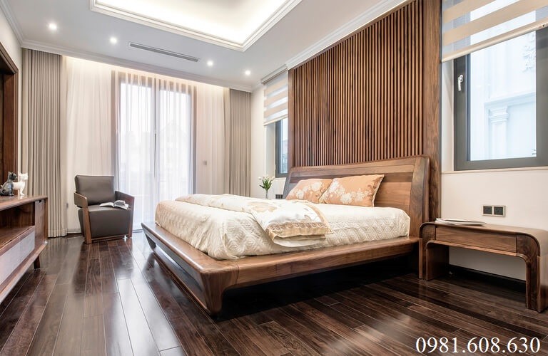 Báo Giá Thiết kế Thi Công Nội Thất Gỗ Óc Chó Nhà Phố Liền Kề Hà Nội