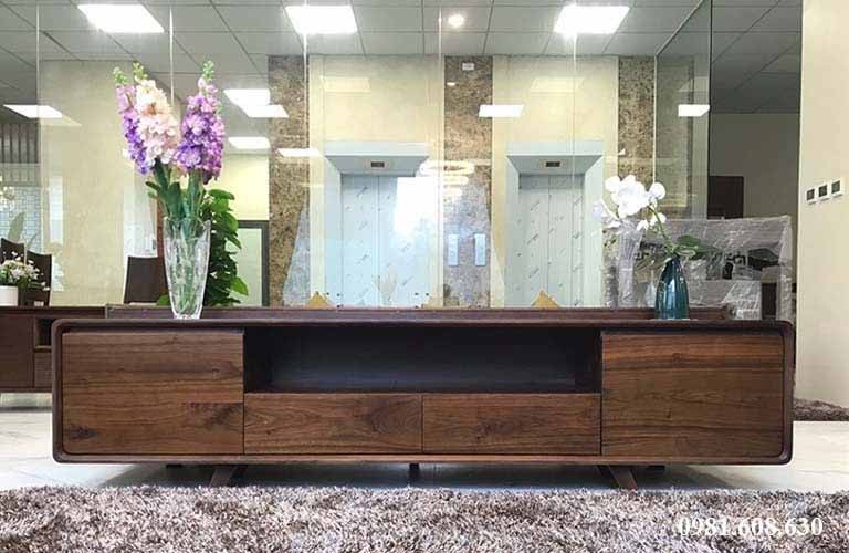 Mẫu kệ tivi phong cách đơn giản nhưng không kém phần tinh tế